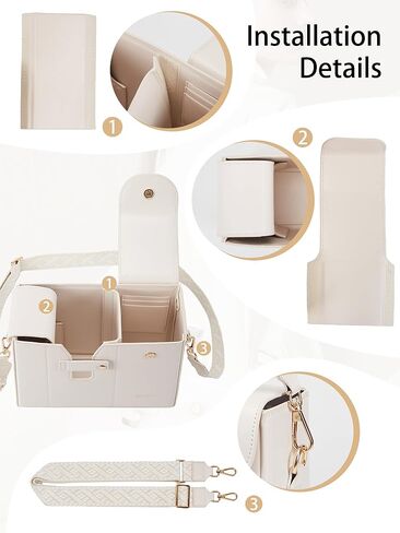 Stnaley Cup Purse Set, Stanley Purse Cup Holder Bag, Water Bottle Bag, Tumbler Carrying Case, Crossbody Cup Holder with Strap 40oz, Stanley Cup Gift Set (with Cup) in Saudi Arabia