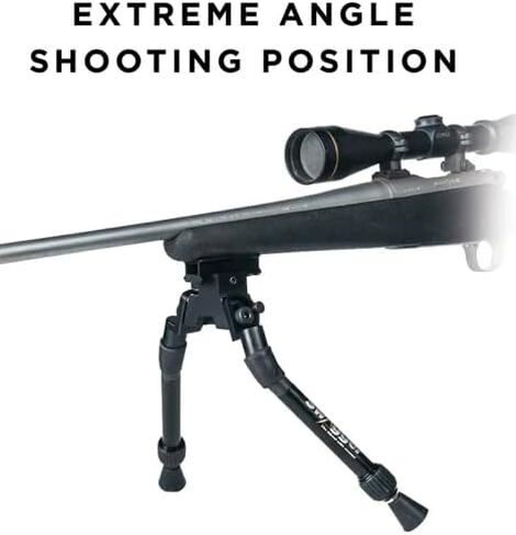 SWAGGER Shooter Series Rifle Bipods، متينة ومرنة وخفيفة الوزن لتثبيت الأرض للصيد وإطلاق النار Bipod Gun Rests، تركيب Picatinny - SFR10 وSEA12 in Kuwait