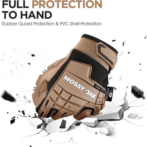 Mossy Oak Motorcycle Gloves for Men, Touchscreen Hunting, Airsoft, Tactical for Shooting, Cycling in Saudi Arabia