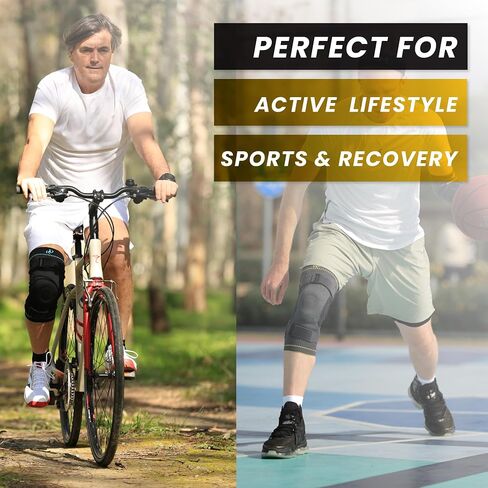 Morsa Cyberg Knee Support for Women ، ركبة الركبة للرجال ، الغضروف المفصلي ، الفولاذ المقاوم للصدأ مع الإقامات المرنة ، كم الركبة الرضفة ، الضغط ، الاستقرار ، الملاءمة ، مضاد للتعرق ، للجنسين ، الرمادي (كبير) in Saudi Arabia