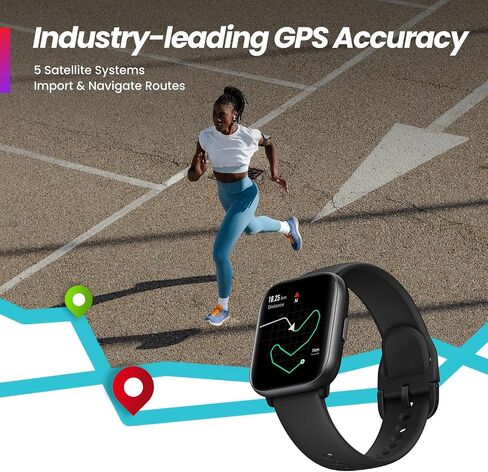 Amazfit Bip 6 Smart Watch 46mm, 14 Day Battery, 1.97" AMOLED Display, GPS & Free Maps, AI, Bluetooth Call & Text, Health, Fitness & Sleep Tracker, 140+ Workout Modes, 5 ATM Water-Resistance (Renewed) in Saudi Arabia