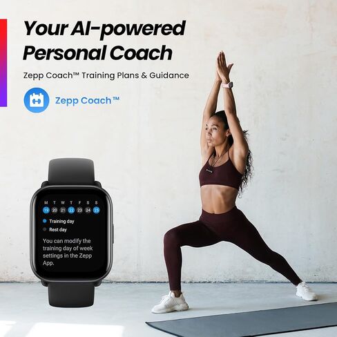 Amazfit Bip 6 Smart Watch 46mm, 14 Day Battery, 1.97" AMOLED Display, GPS & Free Maps, AI, Bluetooth Call & Text, Health, Fitness & Sleep Tracker, 140+ Workout Modes, 5 ATM Water-Resistance (Renewed) in Saudi Arabia