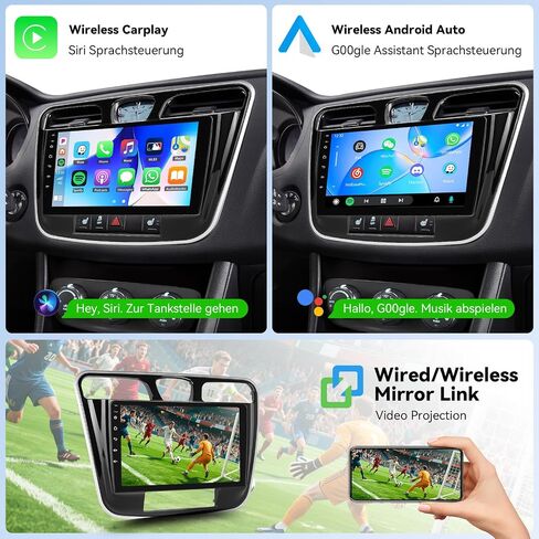 UNITOPSCI 1G+32G Android Car Radio for Chrysler 200 200C 200S 2015-2019, 9 Inch IPS Touchscreen Wireless MirrorLink Car Stereo, Bluetooth/GPS Navigation, WiFi/FM/RDS, Backup Camera/SWC/MIC in Saudi Arabia