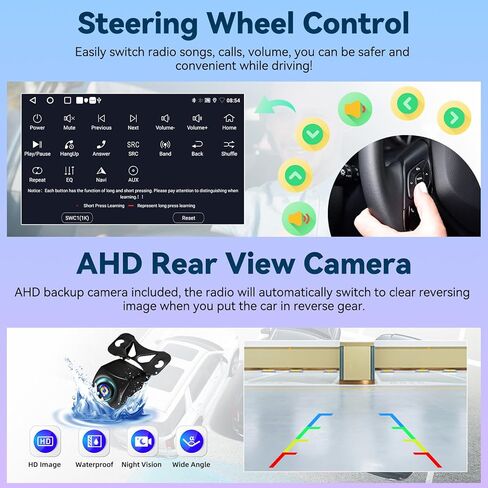 UNITOPSCI 1G+32G Android Car Radio for Chrysler 200 200C 200S 2015-2019, 9 Inch IPS Touchscreen Wireless MirrorLink Car Stereo, Bluetooth/GPS Navigation, WiFi/FM/RDS, Backup Camera/SWC/MIC in Saudi Arabia