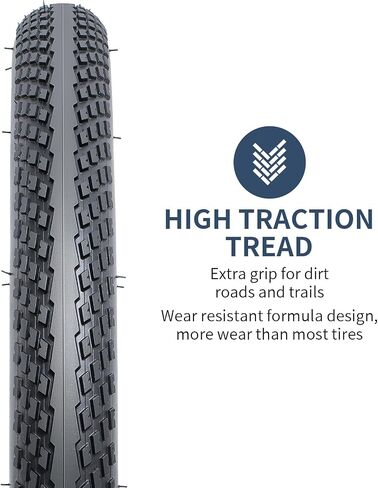 YUNSCM 2-PCS 20" Bike Tires 20x1.50/40-406 Compatible with Road Bike 20 x 1.50 Bicycle Tires(Y-1442) in Saudi Arabia