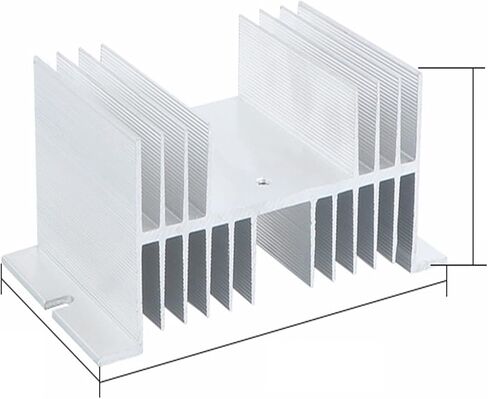 CKLICS Relay 1pcs ZGT-40DA 10A 25A 40A Single Phase DC to AC SSR Heat Sink 24-480VAC Relay Input 3-32VDC with Plastic Cover Solid State Relay (Size : 40DA) in Kuwait
