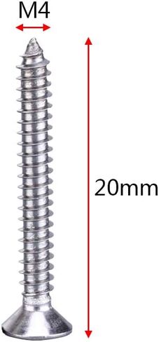20pcs M4 316 من الفولاذ المقاوم للصدأ بيميني قوارب القوارب العليا ، وأشرطة العين ، وربطة عنق أسفل ، وحلقات سطح السفينة الزوارق ، وربط أسفل نقطة المرساة ، وحلقة فوتمان لتزوير زورق الزوارق في قوارب الكاياك in Kuwait