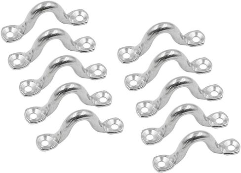 20pcs M4 316 من الفولاذ المقاوم للصدأ بيميني قوارب القوارب العليا ، وأشرطة العين ، وربطة عنق أسفل ، وحلقات سطح السفينة الزوارق ، وربط أسفل نقطة المرساة ، وحلقة فوتمان لتزوير زورق الزوارق في قوارب الكاياك in Kuwait