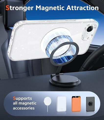 fntcase for iPhone 14 Plus Case: iPhone 15 Plus Case Case Grade Grade Drop Protect anti adصار غطاء الهاتف الخلوي - الحالات الشفافة الواقية من الصدمات الوعرة (Clear) in Kuwait