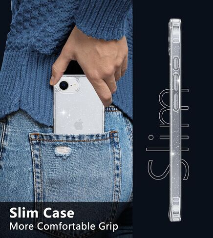 fntcase for iPhone 14 Plus Case: iPhone 15 Plus Case Case Grade Grade Drop Protect anti adصار غطاء الهاتف الخلوي - الحالات الشفافة الواقية من الصدمات الوعرة (Clear) in Kuwait