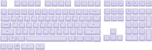 مجموعة epomaker Aegissil keycap ، مادة السيليكون ، ملف تعريف الكرز ، 113 مفتاح ، 65 ٪/75 ٪/96 ٪/الحجم الكامل ، مفاتيح مفاتيح مفاتيح مخصصة مجموعة للكيري MX ، Kailh ، Outemu ، Gateron Mechanical Gaming Keyboard (White) in Kuwait