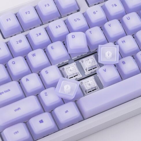 مجموعة epomaker Aegissil keycap ، مادة السيليكون ، ملف تعريف الكرز ، 113 مفتاح ، 65 ٪/75 ٪/96 ٪/الحجم الكامل ، مفاتيح مفاتيح مفاتيح مخصصة مجموعة للكيري MX ، Kailh ، Outemu ، Gateron Mechanical Gaming Keyboard (White) in Kuwait