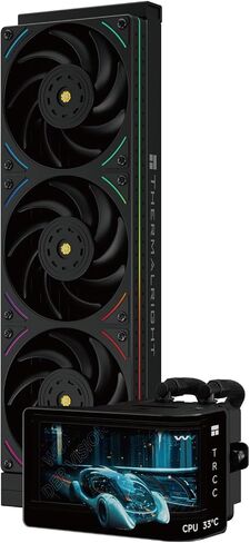 Wonder Vision 360 UB ARGB White CPU Water Cooler,CPU Water Cooling System,6.67inch Curved Screen with 2400x1080 Resolution,for AM4/AM5,LGA1851/1700,7:3 Visual Scale Screen Ratio for 3D in Saudi Arabia