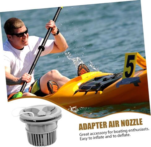 BESPORTBLE Canoe Air Nozzle Delator Aquarium نفخ قارب صمام غطاء صمام استبدال بالون الزورق in Kuwait