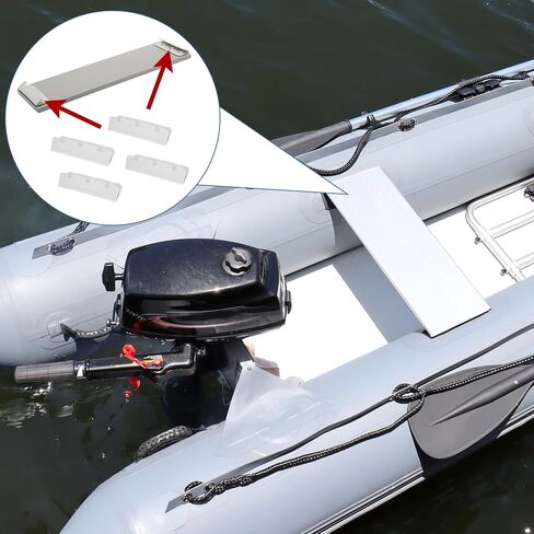 Dinghy Seat Hooks Inflatable Boat Seat Mounting Bracket – Boat Seat Hook Clips fit for Rubber Rib Raft Yacht Inflatable Boat Parts Accessories, Portable Anti-Aging Replacement, Gray 4 Pack in Saudi Arabia