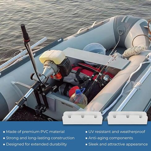 Dinghy Seat Hooks Inflatable Boat Seat Mounting Bracket – Boat Seat Hook Clips fit for Rubber Rib Raft Yacht Inflatable Boat Parts Accessories, Portable Anti-Aging Replacement, Gray 4 Pack in Saudi Arabia