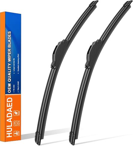 Huladaed® 24 ''+18 ''+12 '' Wipers Wipers Placens for Nissan Pathfinder 2012-2005 Nissan Xterra 2015-2005 ، شفرات ممسحة السيليكون الأمامية لسيارتي كلها في الطقس والهدوء (3 عبوات) in Kuwait