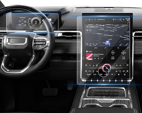 Karltys 2 Pack Screen Protector for 2024 2025 Ford Ranger Lariat/Raptor 12-Inch Touchscreen, 2025 Ford Ranger Accessories Navigation Protective Film Tempered Glass HD Anti Glare in Saudi Arabia