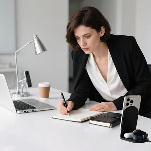 محطة الشحن اللاسلكية ، قابلة للطي 3 في 1 شاحن سفر قابل للطي (أسود) 20W محول ، شاحن مغناطيسي لشاحن Magsafe لـ iPhone16/15/14/13/20 و Airpods و iWatch in Kuwait