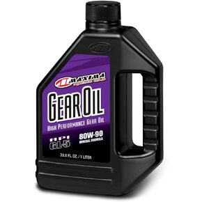 Maxima Racing Oils 43901-3PK Premium Gear Oil 80w90 Motorcycle Hypoid/Transmission Oil 1L Bottle, 3-Pack