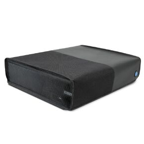 ENHANCE Xbox One Console Cover Protector - Dust Cover with Breathable Design for Rapid Heat Release , Complete Rear Port Access , Form-Fitting Design and Reinforced Construction (Black , Horizontal)