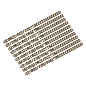 uxcell 15pcs 3.7mm Drilling Dia High-Speed Steel Cobalt Metric Spiral Twist Drill Bit