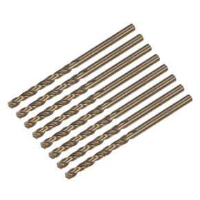 uxcell 8pcs 4.1mm Drilling Dia Straight Shank High-Speed Steel Cobalt Metric Twist Drill Bit Rotary Tool