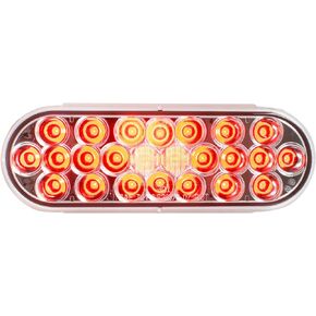 GG Grand General 77608 Oval Pearl Red/Clear with 24 SMD LED Sealed Light