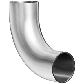 ديكسون B2S-G150P تركيبات صحية من الفولاذ المقاوم للصدأ 304، كوع لحام طويل مصقول 90 درجة مع ظل، أنبوب 1-1/2 بوصة OD in Kuwait