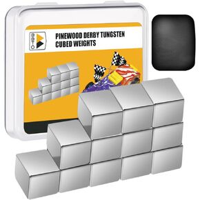 BBTO 3 Ounce Tungsten Weights Tungsten Putty Kit Weights Incremental Weight Compatible with Pinewood Derby Car Weights for Maximum Speed