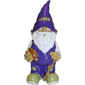 FOCO James Madison JMU Dukes Garden Gnome, 11 inches Tall