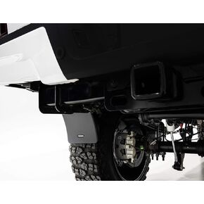 RealTruck Bushwacker Mud Flaps for Pocket Flares | 2-Piece Set, Black, Smooth Finish | MUD-20084 | Fits 2011-2016 Ford F-250/F-350 Super Duty Styleside (Excludes Dually)