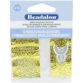 Beadalon JNEEH10/12 إبر BEADLON مقاس 10 12 عبوة، متعددة الألوان