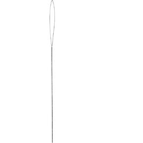 Beading & Jewelry Making Beading Needles Stainless Steel Large Big Eye Collapsible Embroidery Beading Needle Seed Beads Needles Thread for Jewelry Making (Silver)