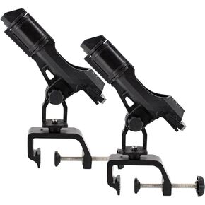 unitackcle 2 Pack Fishing Rod Holders for Boat, Fishing Pole Rod Racks with 360 Degree Adjustable Large 3.31inch Clamp Opening, for Fishing Boat, Kayaks in Kuwait