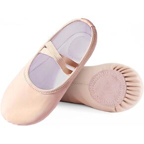Kids Ballet Slippers, Split Sole Practice Dance Shoes for Toddler, Girls Yoga Flat Shoes