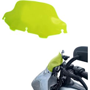 Dakchor 8 inch Green Wave Windshield Windscreen for Harley Touring Electra Street Glide Bike FLHT FLHTC FLHX 1996 - 2013 Improved Driving Experience