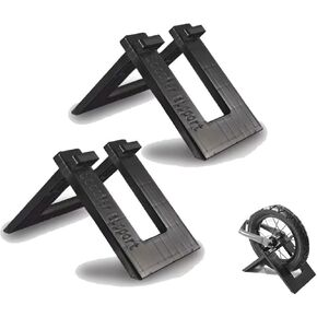 YehVeh 2 Pack Kids Balance Bike Parking Rack Stand Foldable Kickstand Holder for No Pedal Training Bicycle Scooter 8‘’ 9‘’ 10‘’ 12 Inch Bikes Storage Organizer Indoor Outdoor Garage