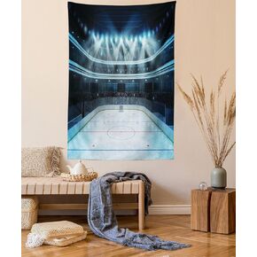 Ambesonne Trippy Tapestry Queen Size, Tie Dye Effect Esoteric Sun Moon Psychedelic the Scream Interpretation with Flowers, Wall Hanging Bedspread Bed Cover Wall Decor, 88" X 88", Multicolor