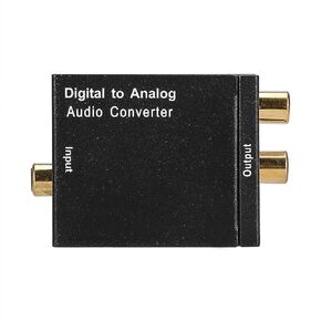 Digital Optical Coaxial Professional Analogico Coaxial Adaptador Noise-Free Transmission Easy to Install,for Toslink to Analog,for Home
