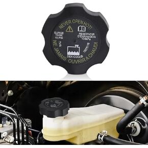 CHRYMUM Automotive Coolant Reservoir Cap, Car Accessories Radiator Covers 15075118, Engine Radiator Coolant Recovery Tank Cap Suitable for Buick GMC Cadillac Chevy Pontiac Saturn Hummer