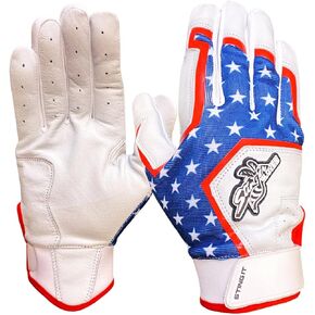 Stinger Sports Sting Squad Batting Gloves - Baseball and Softball Gloves for Adult & Youth - Ultra Soft, Durable, Breathable, Sheepskin Leather