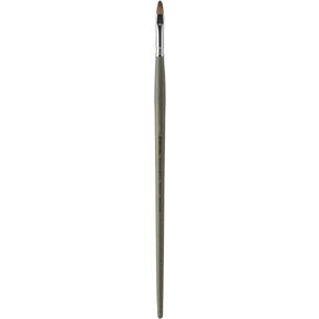 فرشاة طلاء ذات مقبض طويل من Escoda Modernista SeriesArtist Oil & Acrylic، ساطعة/تظليل، مقاس 14، نمس صناعي