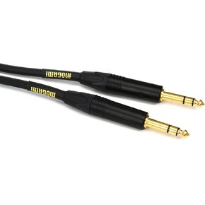 Mogami Gold TRS-TRS-15 Balanced 1/4-inch TRS Male to 1/4-inch TRS Male Patch Cable - 15 Foot