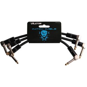 Valeton 3-Pack 6in. Patch Cables For Guitar Effect Pedals (VPC-3)