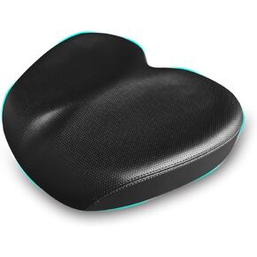 N3od3er Comfortable Bicycle Saddle for Exercise and Road Bicycle Oversized Comfort Seat for Stationary Extra Wide Replacement Padded Bike Saddle Cushion for Women and Men