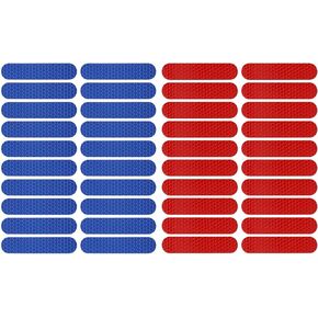 Create idea 40PCS Electric Scooter Reflective Film Stickers Compatible with Xiaomi M365/M365 Pro/1S/Ninebot Max G30/E22/ES2/ES1 Waterproof Safety Warning Reflective Strips Red Blue