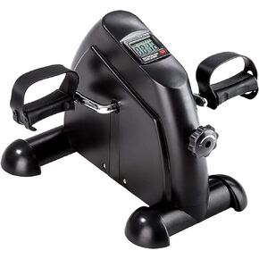 DOFIMPORT Mini Exercise Bike, Under Desk Bike Pedal Exercise Portable Foot Cycle Arm & Leg Peddler Machine with LCD Screen Diplays