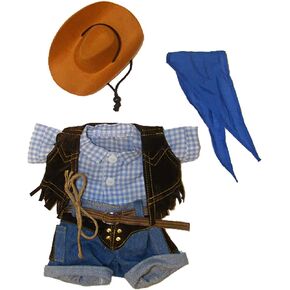Cowboy Outfit Fits Most 8"-10" Stuffed Animals