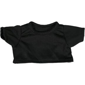 Black T-Shirt Fits Most 8"-10" Webkinz, Shining Star and 8"-10" Make Your Own Stuffed Animals and Build-A-Bear